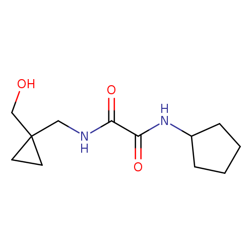 N'-cyclopentyl-N-{[1-(hydroxymethyl)cyclopropyl]methyl}ethanediamide