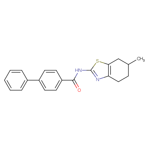 N-(6-methyl-4,5,6,7-tetrahydro-1,3-benzothiazol-2-yl)-[1,1'-biphenyl]-4-carboxamide