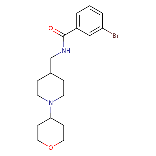 3-bromo-N-{[1-(oxan-4-yl)piperidin-4-yl]methyl}benzamide