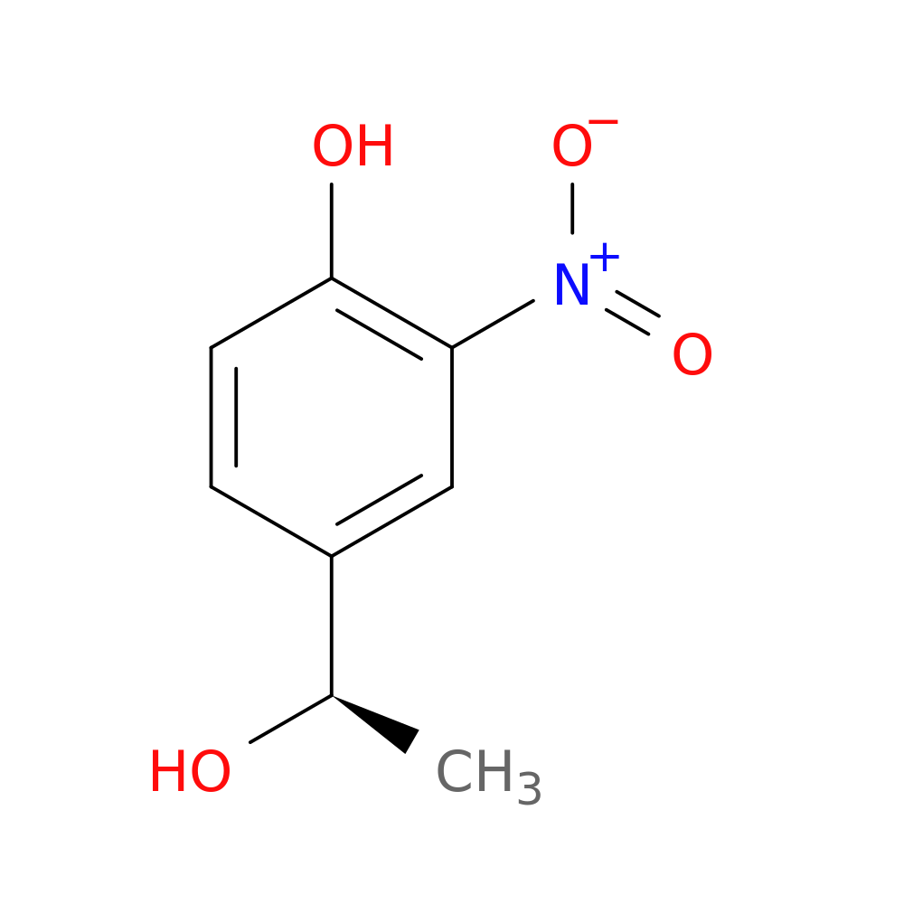 4-[(1R)-1-hydroxyethyl]-2-nitrophenol
