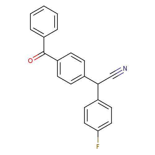 2-(4-Benzoylphenyl)-2-(4-fluorophenyl)acetonitrile