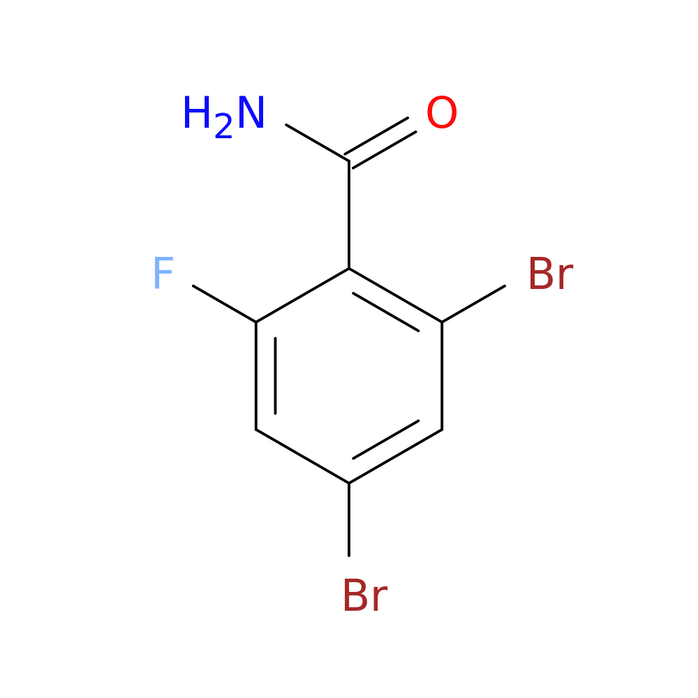 2,4-Dibromo-6-fluorobenzamide