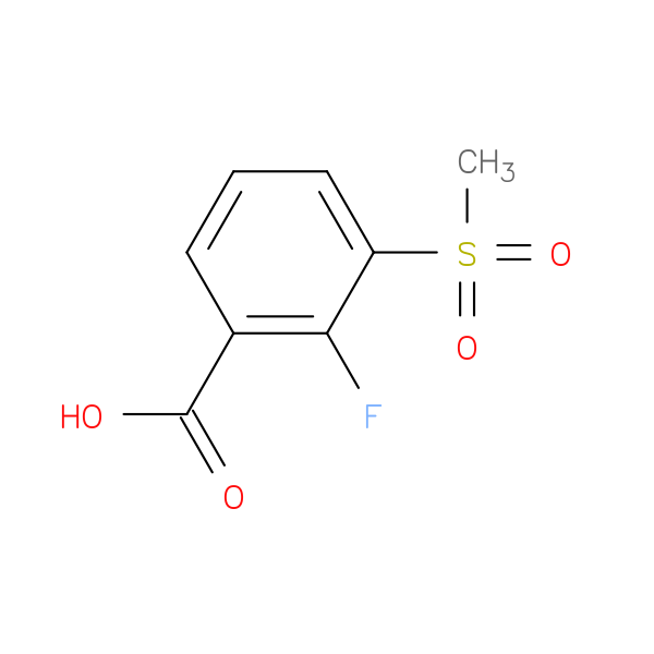 2-Fluoro-3-(methylsulfonyl)benzoic acid