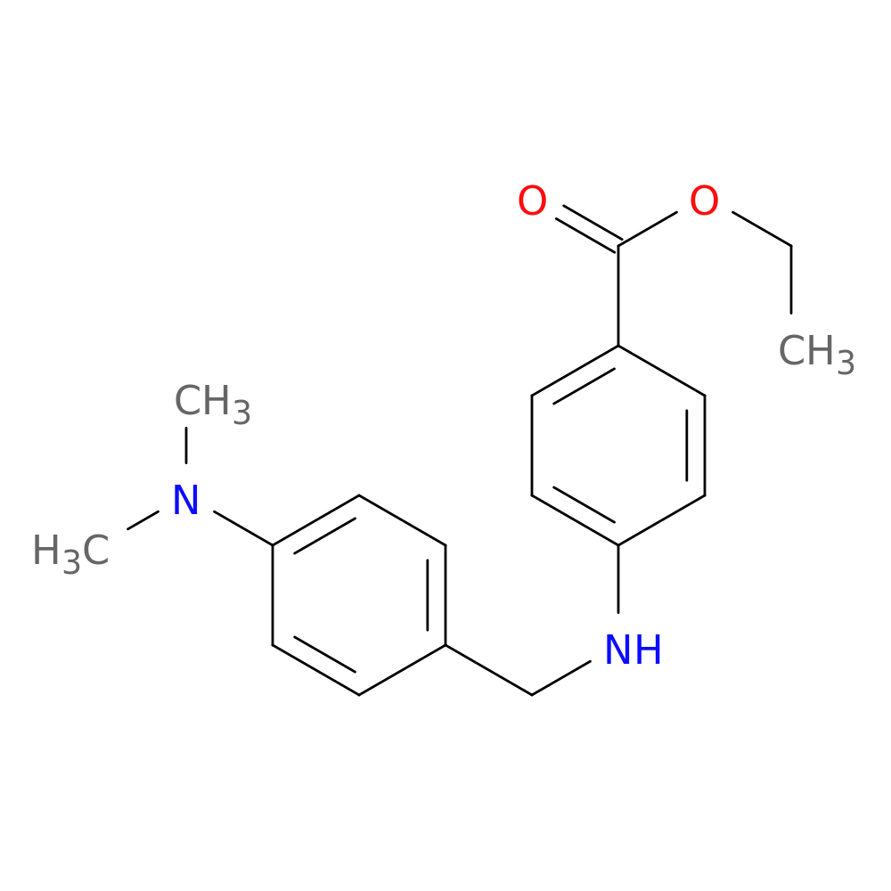 BENZOIC ACID, 4-[[[4-(DIMETHYLAMINO)PHENYL]METHYL]AMINO]-, ETHYL ESTER