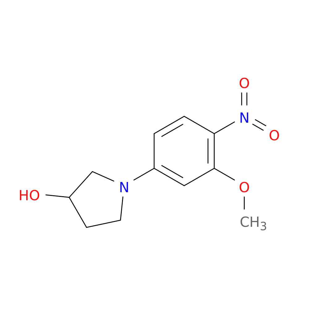 1-(3-Methoxy-4-nitrophenyl)pyrrolidin-3-ol