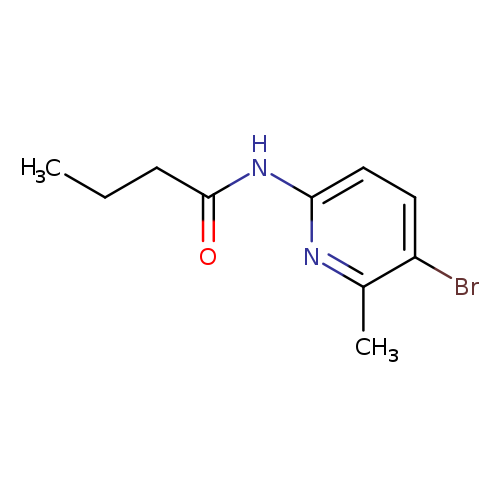 N-(5-bromo-6-methyl-2-pyridinyl)butanamide