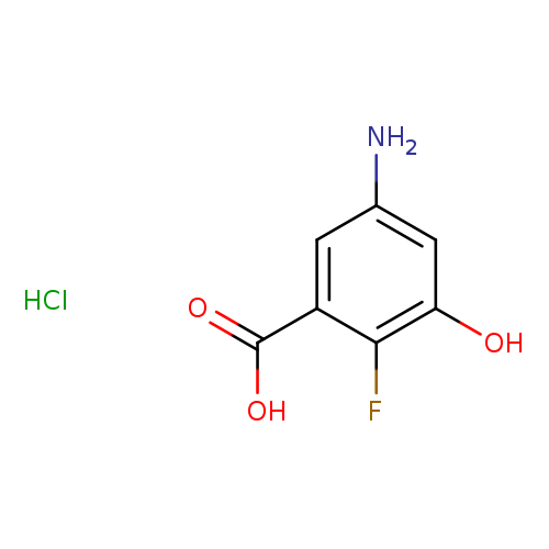 5-amino-2-fluoro-3-hydroxybenzoic acid hydrochloride