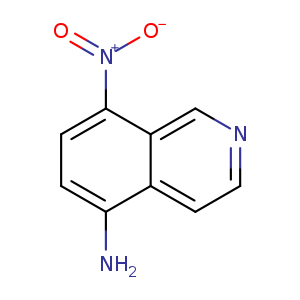 5-Isoquinolinamine, 8-nitro-
