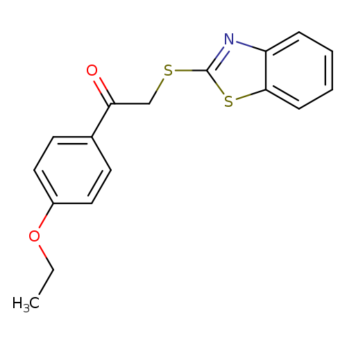 2-(1,3-benzothiazol-2-ylsulfanyl)-1-(4-ethoxyphenyl)ethan-1-one