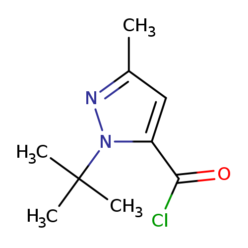 1-(tert-Butyl)-3-methyl-1h-pyrazole-5-carbonyl chloride