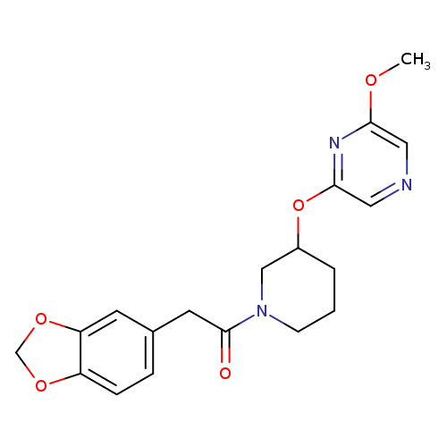 2-(2H-1,3-benzodioxol-5-yl)-1-{3-[(6-methoxypyrazin-2-yl)oxy]piperidin-1-yl}ethan-1-one