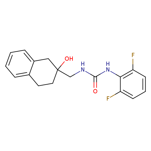 1-(2,6-difluorophenyl)-3-[(2-hydroxy-1,2,3,4-tetrahydronaphthalen-2-yl)methyl]urea