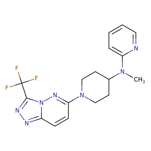 N-methyl-N-{1-[3-(trifluoromethyl)-[1,2,4]triazolo[4,3-b]pyridazin-6-yl]piperidin-4-yl}pyridin-2-amine