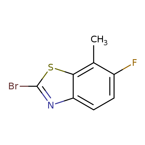 2-bromo-6-fluoro-7-methyl-1,3-benzothiazole