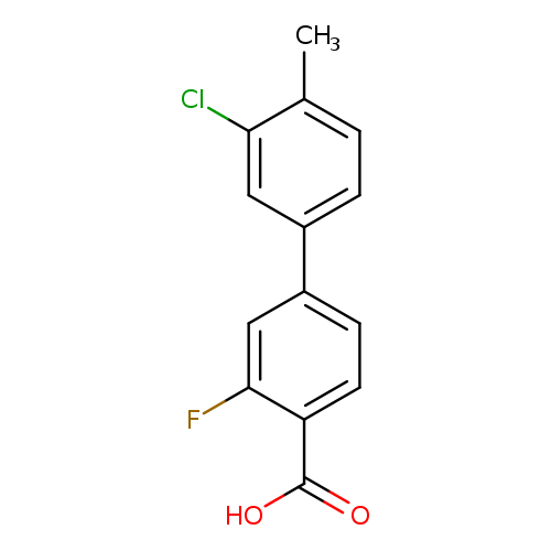 4-(3-Chloro-4-methylphenyl)-2-fluorobenzoic acid
