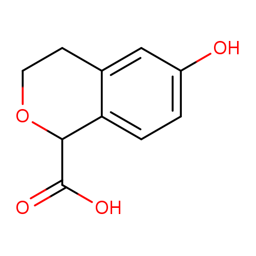 6-hydroxy-3,4-dihydro-1H-2-benzopyran-1-carboxylic acid