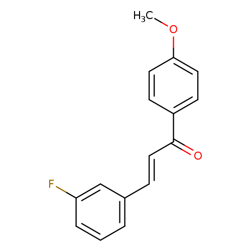(2E)-3-(3-fluorophenyl)-1-(4-methoxyphenyl)prop-2-en-1-one