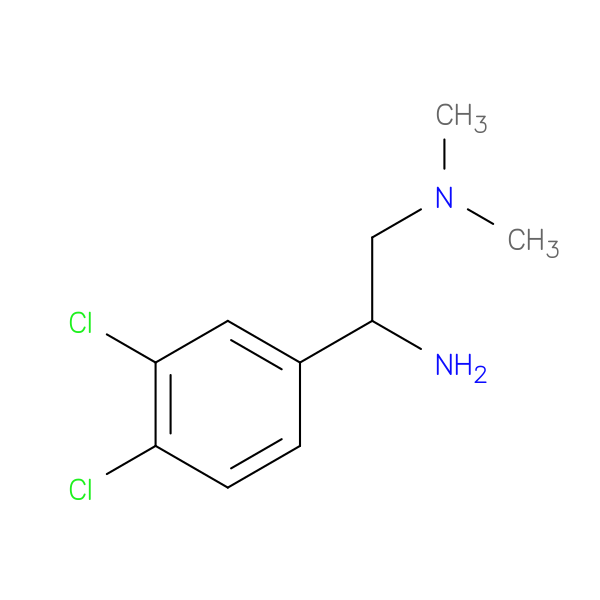 [2-Amino-2-(3,4-dichlorophenyl)ethyl]dimethylamine