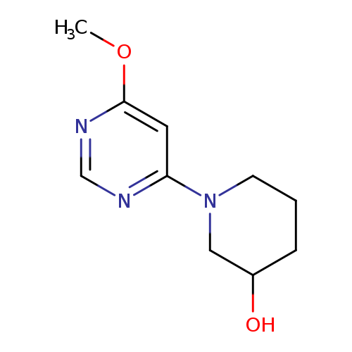 1-(6-Methoxy-pyrimidin-4-yl)-piperidin-3-ol