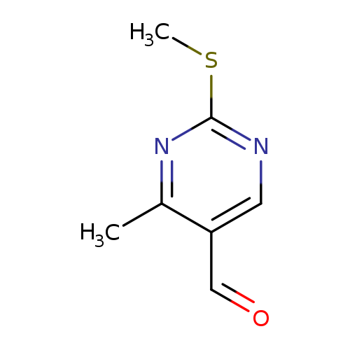 5-Pyrimidinecarboxaldehyde, 4-methyl-2-(methylthio)-