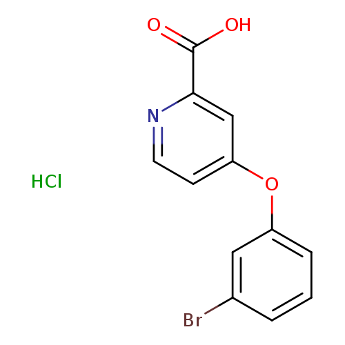 4-(3-bromophenoxy)pyridine-2-carboxylic acid hydrochloride