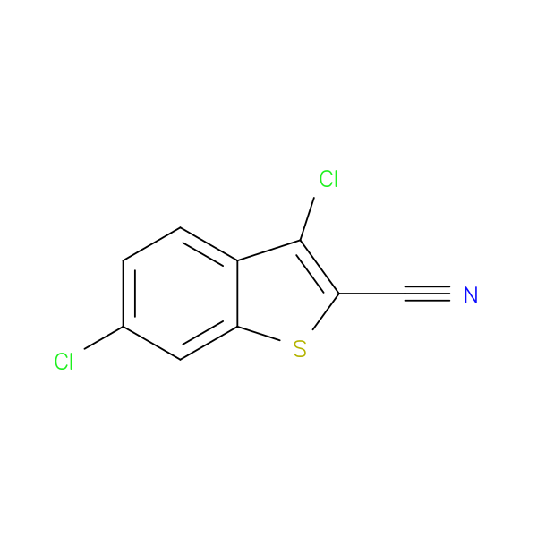 3,6-dichloro-1-benzothiophene-2-carbonitrile