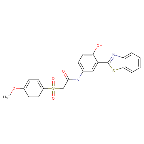 N-[3-(1,3-benzothiazol-2-yl)-4-hydroxyphenyl]-2-(4-methoxybenzenesulfonyl)acetamide