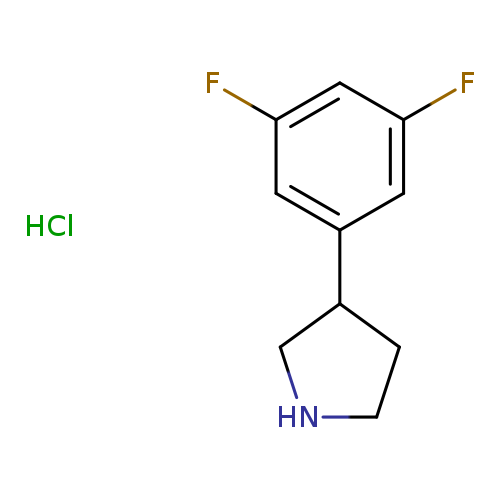 3-(3,5-difluorophenyl)pyrrolidine hydrochloride