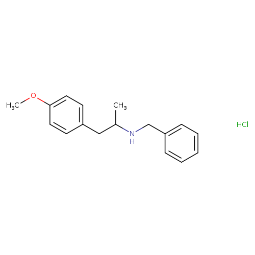 4-Methoxy-alpha-methyl-N-(phenylmethyl)benzeneethanamine hydrochloride
