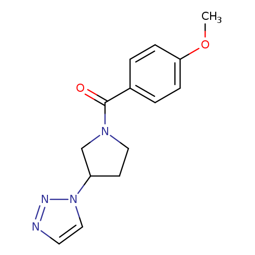 1-[1-(4-methoxybenzoyl)pyrrolidin-3-yl]-1H-1,2,3-triazole