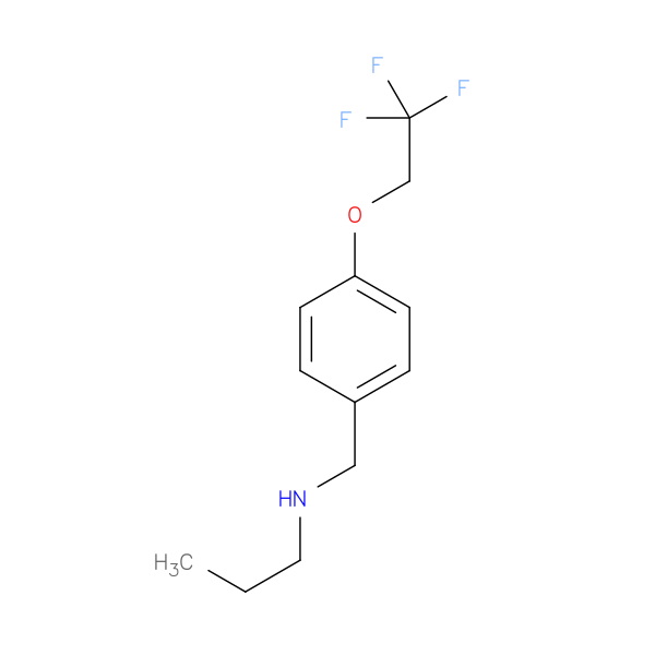 propyl({[4-(2,2,2-trifluoroethoxy)phenyl]methyl})amine