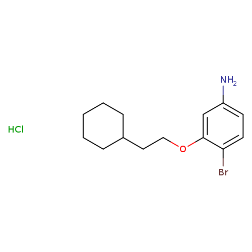 4-bromo-3-(2-cyclohexylethoxy)aniline hydrochloride
