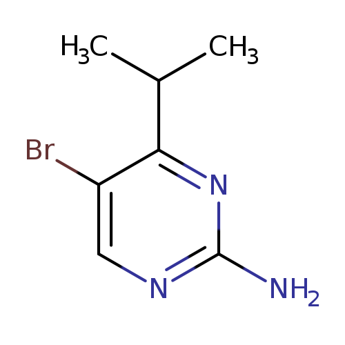 2-Pyrimidinamine, 5-bromo-4-(1-methylethyl)-
