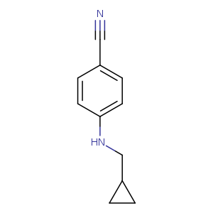 4-[(cyclopropylmethyl)amino]benzonitrile