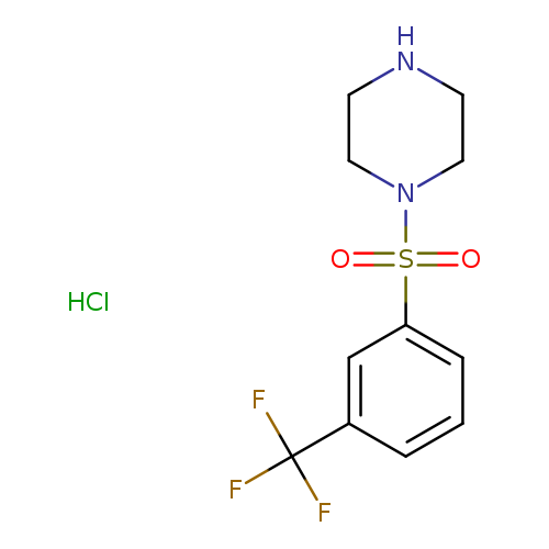 1-[3-(trifluoromethyl)benzenesulfonyl]piperazinehydrochloride