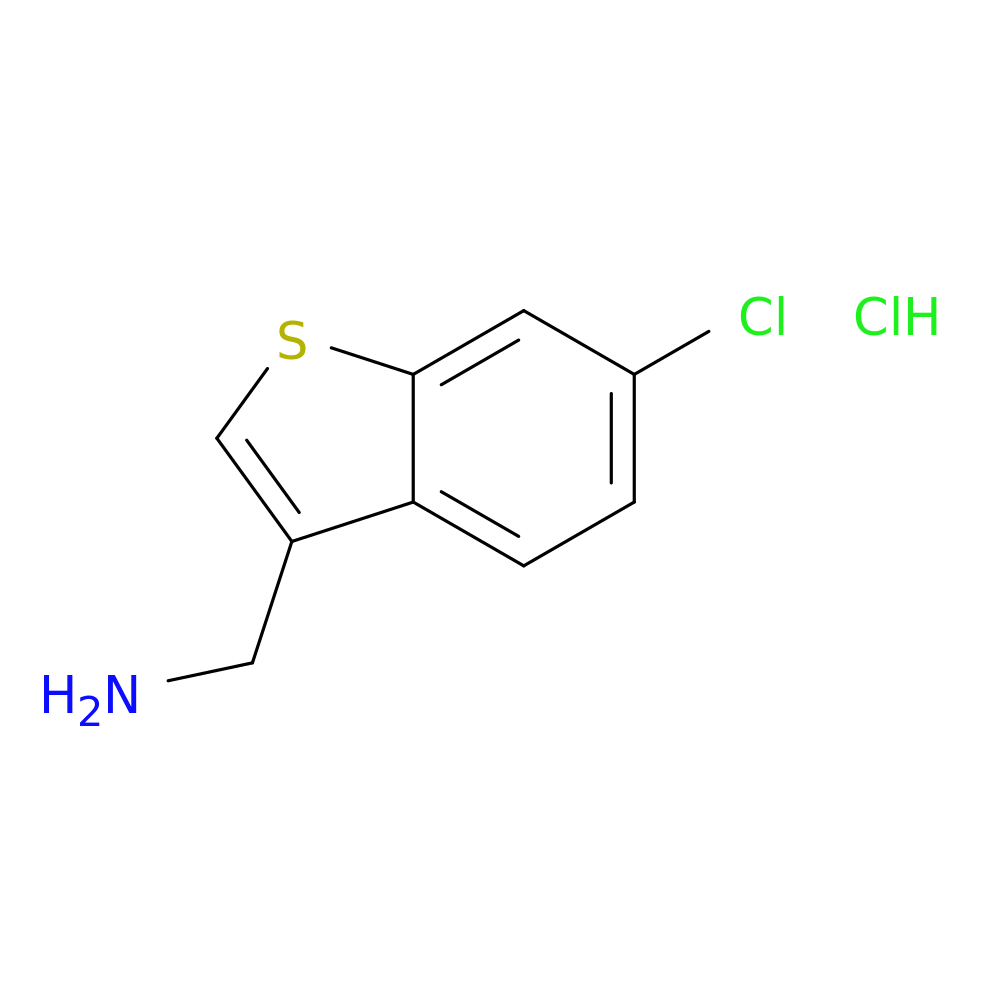 1-(6-chloro-1-benzothiophen-3-yl)methanamine hydrochloride