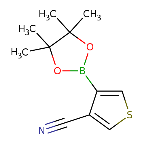 4-(4,4,5,5-Tetramethyl-1,3,2-dioxaborolan-2-yl)thiophene-3-carbonitrile