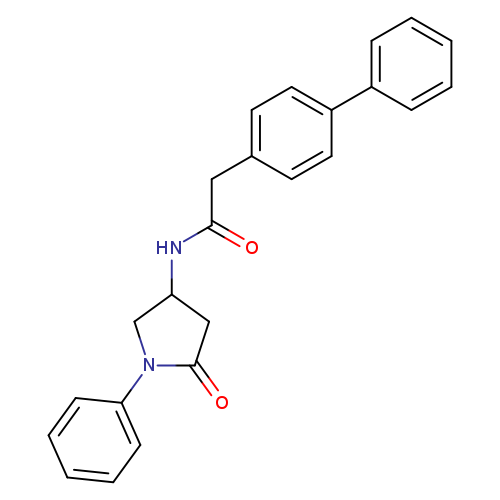2-{[1,1'-biphenyl]-4-yl}-N-(5-oxo-1-phenylpyrrolidin-3-yl)acetamide