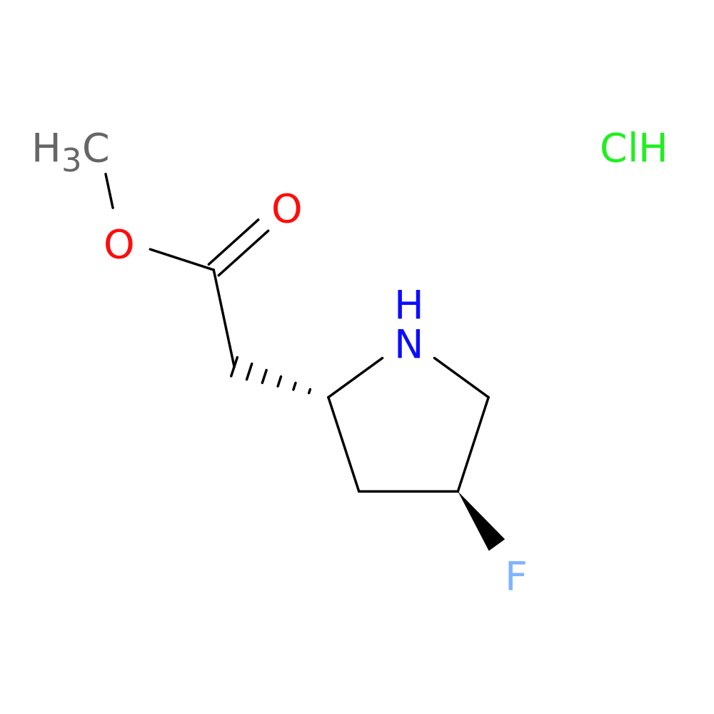 methyl 2-[(2S,4S)-4-fluoropyrrolidin-2-yl]acetate hydrochloride