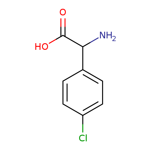 Benzeneacetic acid, a-amino-4-chloro-