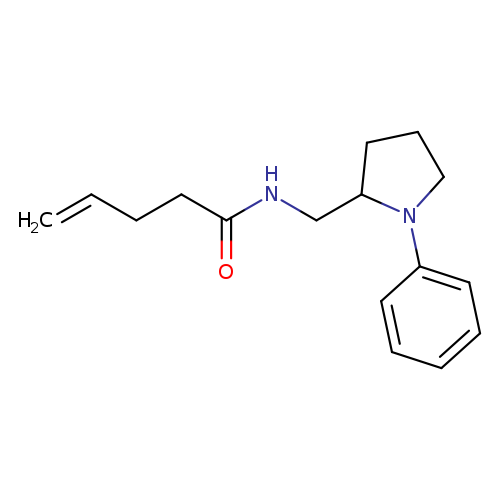 N-[(1-phenylpyrrolidin-2-yl)methyl]pent-4-enamide