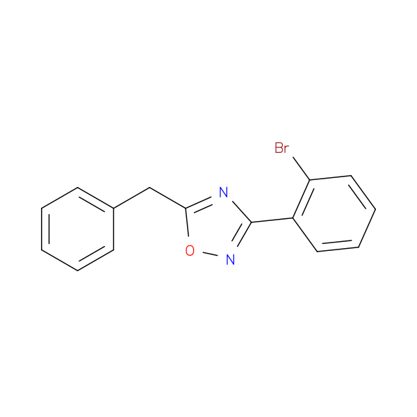5-Benzyl-3-(2-bromophenyl)-1,2,4-oxadiazole