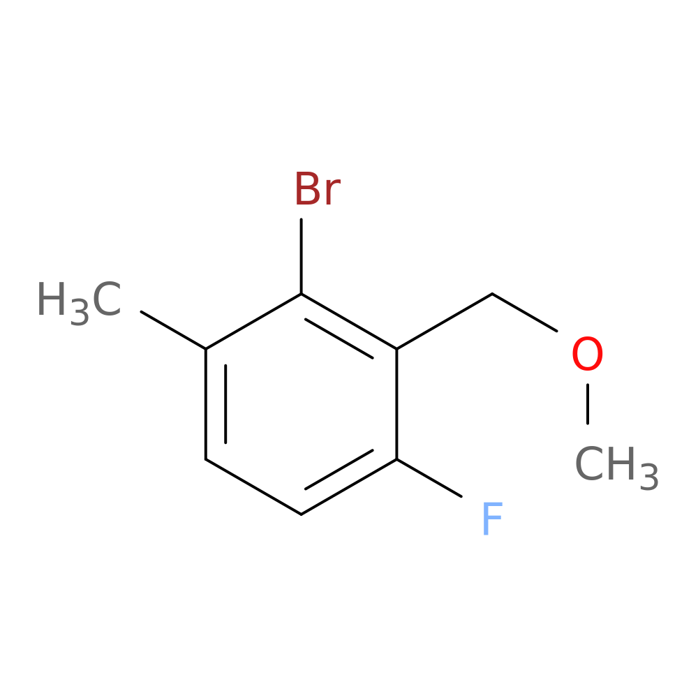 2-Bromo-4-fluoro-3-(methoxymethyl)-1-methylbenzene
