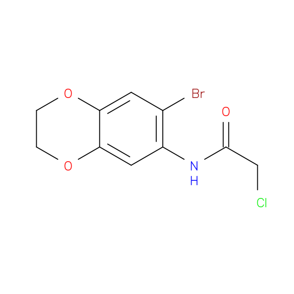 N-(7-bromo-2,3-dihydro-1,4-benzodioxin-6-yl)-2-chloroacetamide