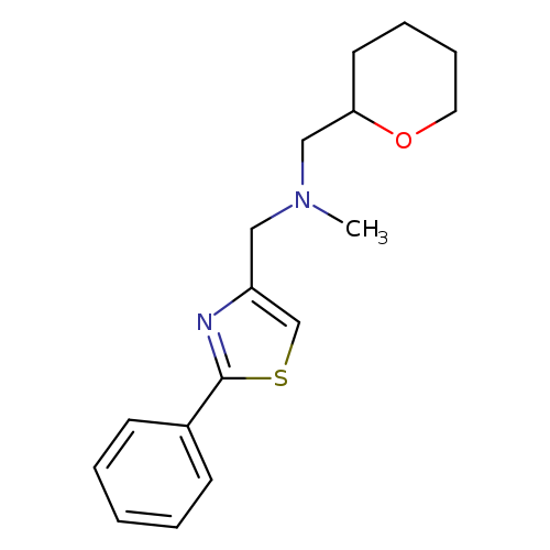 methyl[(oxan-2-yl)methyl][(2-phenyl-1,3-thiazol-4-yl)methyl]amine