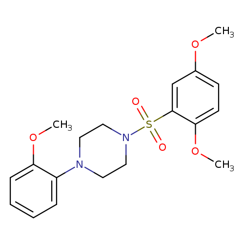1-(2,5-dimethoxybenzenesulfonyl)-4-(2-methoxyphenyl)piperazine