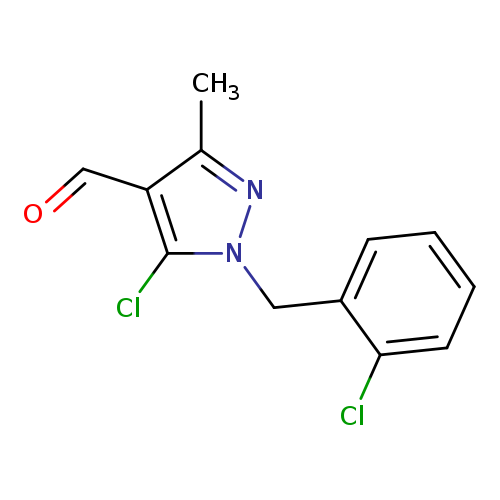5-chloro-1-[(2-chlorophenyl)methyl]-3-methyl-1H-pyrazole-4-carbaldehyde
