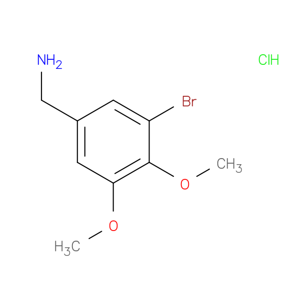 (3-bromo-4,5-dimethoxyphenyl)methanamine hydrochloride