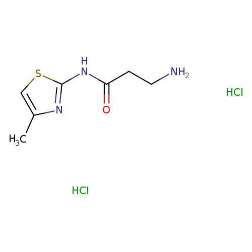 3-amino-N-(4-methyl-1,3-thiazol-2-yl)propanamide dihydrochloride