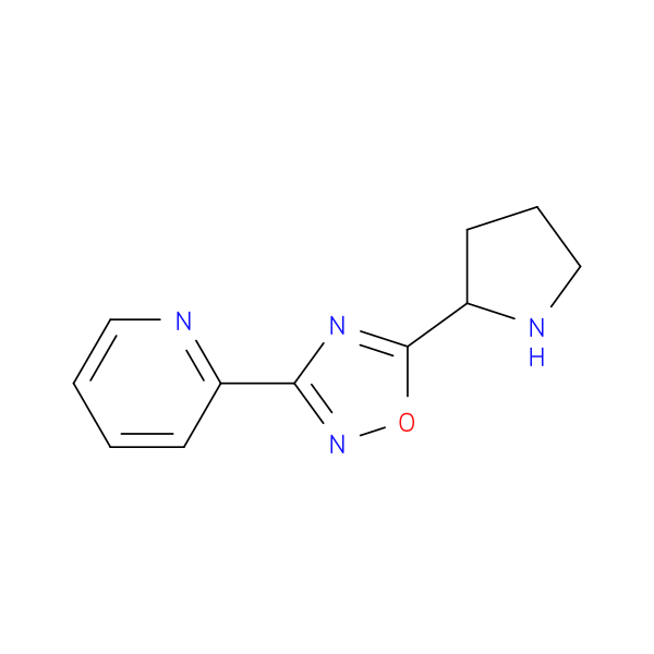 3-(Pyridin-2-yl)-5-(pyrrolidin-2-yl)-1,2,4-oxadiazole